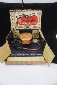lot 4 image: Vintage Electric Floating Tank Heater