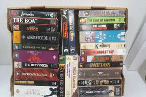 lot 10 image: VHS Lot of Classic War Movies