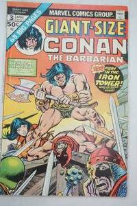 lot 34 image: Vintage Marvel Comic CONAN THE BARBARIAN #3. 1975