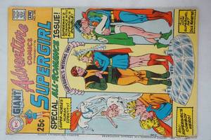 lot 44 image: Vintage DC Adventure Comics #390 featuring SUPERGIRL. 1970.