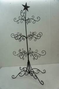lot 61 image: Decorative Metal Christmas Tree 48 tall