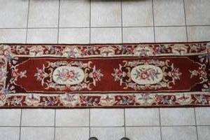 lot 70 image: 2x7 WOOL pile runner rug