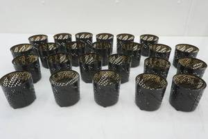 lot 76 image: Decorative Metal Candle Holders (24ct)