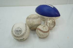 lot 81 image: variety of balls