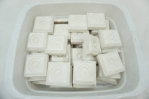 lot 127 image: 50ct MDF Rosettes 78 x 2.5