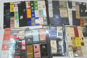lot 128 image: Vintage Matchbook Cover Collection