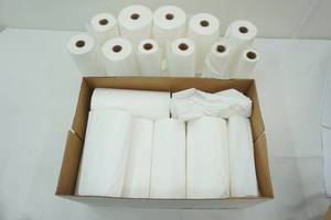 lot 132 image: Partial Paper Towel Rolls 8 Wide