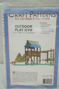 lot 141 image: Craft Patterns #Y1308 Outdoor Play Gym