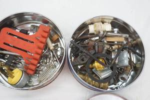 lot 152 image: 2 Tins of Hardware