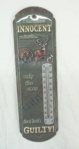lot 157 image: Metal Thermometer