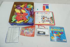 lot 174 image: Mickey Mouse United States Foam Puzzle and Other Kids Learning Activities