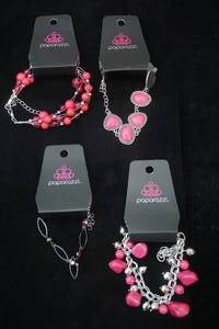 lot 215 image: Paparazzi Jewelry NEW 4ct Pink Metallic