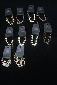 lot 217 image: Paparazzi Jewelry Lot 10ct NEW Gold Toned