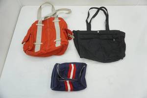 lot 242 image: Nine West Purse, Vintage Bathroom Travel Bag, Black Tote