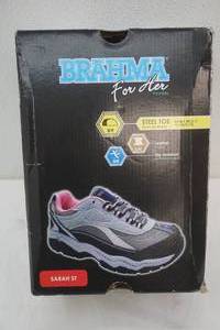 lot 243 image: Steel Toe Womens Shoes Size 8