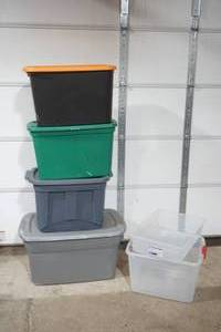 lot 254 image: (6ct) Storage Totes