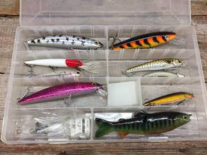 lot 163 image: Berkley Organizer with Larger Rapala Type Lures