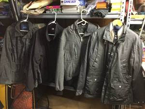 lot 213 image: 4 Classic Mens Fall Jackets - Sean John - Goodfellow - Old Navy - Zeroxposure - Nice