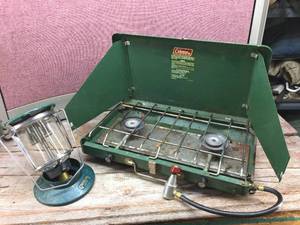 lot 226 image: Propane - Coleman Stove - Greatland Lantern
