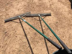 lot 318 image: 2 Heavy Landscape Rakes 36