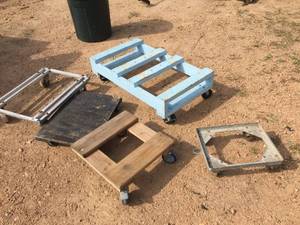 lot 334 image: (5) 4 Wheel DollyMovers - Appear Good