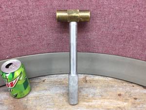 lot 365 image: BrassAluminum Hammer