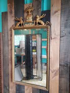 lot 41 image: Gorgeous Heavy Oranate Mirror with Very unique Frame