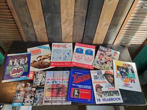 lot 62 image: Twins Memorabilia magazines and programs