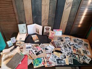 lot 90 image: Vintage Photos of various scenes, paperwork, albums and so much more