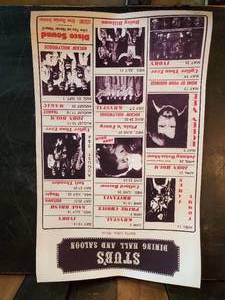 lot 93 image: Stubs Dining Hall and Saloon Advertising poster Fun Flashback to the Iconic Dining Hall