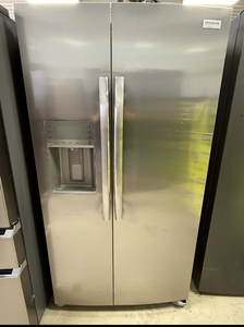 Frigidaire Gallery 36 in. 22.3 cu. ft. Counter Depth Side-by-Side Refrigerator in Smudge-Proof Stainless Steel, ENERGY STAR - MODEL GRSC2352AFA - MSRP $1,849