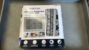 lot 26 image: Wyatt & Ash Machine Washable Area Rug 5ft 3in x 7ft 5in