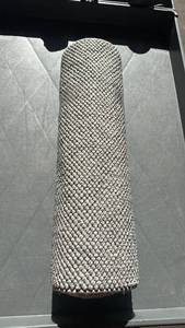 lot 37 image: Off the Loom Grey Woven Runner Rug 2ft x 7ft