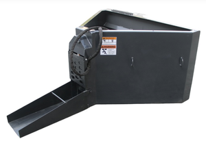 lot 6 image: Wolverine Skid Steer Concrete Chute Attachment CCT-11-148V 13.5 cu ft