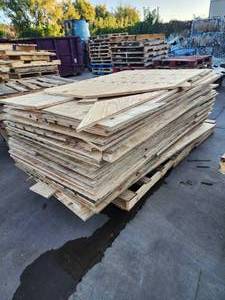 lot 19TLT image: 4 stacks of 34 plywood