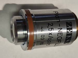 lot 2W-LENS image: Zeiss Objective Lens (586735) Plan-NEOFLUAR 2.5x0.075