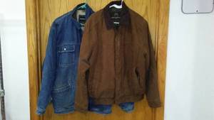 lot 297 image: Mens Denim and Suede Jackets.