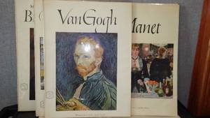 lot 233 image: Vintage Abrams Print Art Books (5) Van Gogh, Manet, French, Dutch, British . Each Book contains 16 Full Color 10 x 15 prints