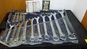 lot 267 image: Assorted Combination  Box Wrenches. 24 pc, 9 pc and 8 pc.