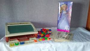 lot 313 image: Barbie Princess (28264) And Fisher Price School Days Desk