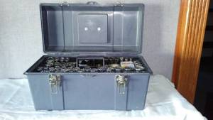 lot 316 image: Stack On Toolbox WSockets And Ratchets.