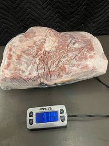 lot 51 image: Frozen Pork Belly 9lbs 10.4oz