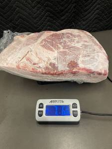 lot 207 image: Pork Belly Slab 7 lbs 6.6 oz Frozen