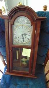 lot 6 image: Waltham Wall Clock, 28 Tall, 31 Day Chime