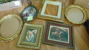 lot 11 image: Assorted Frame Pictures and Frames