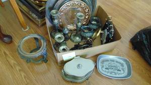 lot 12 image: Assorted Silverplate Items