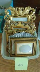 lot 28 image: Lot of Assorted Francy Frames
