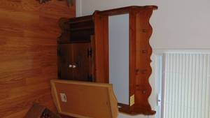 lot 58 image: Calendar Board, Shelf with Pegs and Wall Shelf