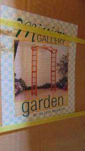 lot 90 image: New in Box Wood Arbor, 64 x 24