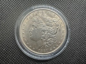 lot 53 image: 1881 AU Morgan Dollar. Original Surfaces, Sigma Verified .90 Pre 1900